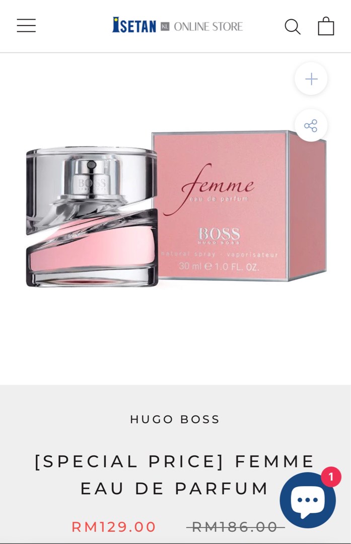 Boss online femme 100ml