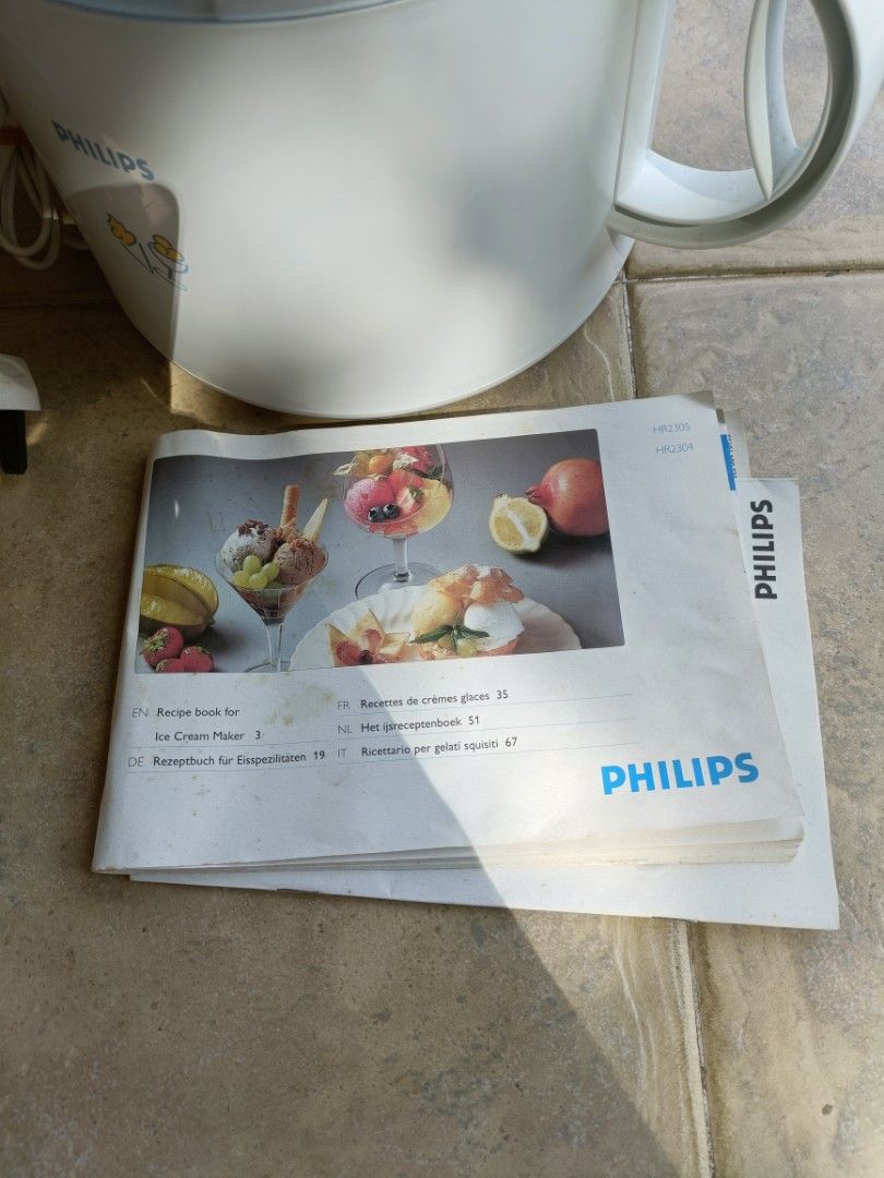 Philips hr2305 ice cream maker deals