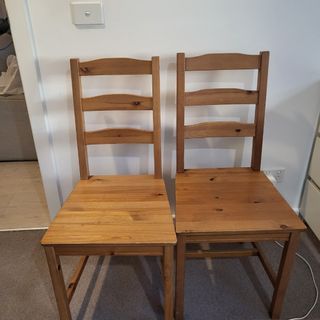 Ikea dining chairs.