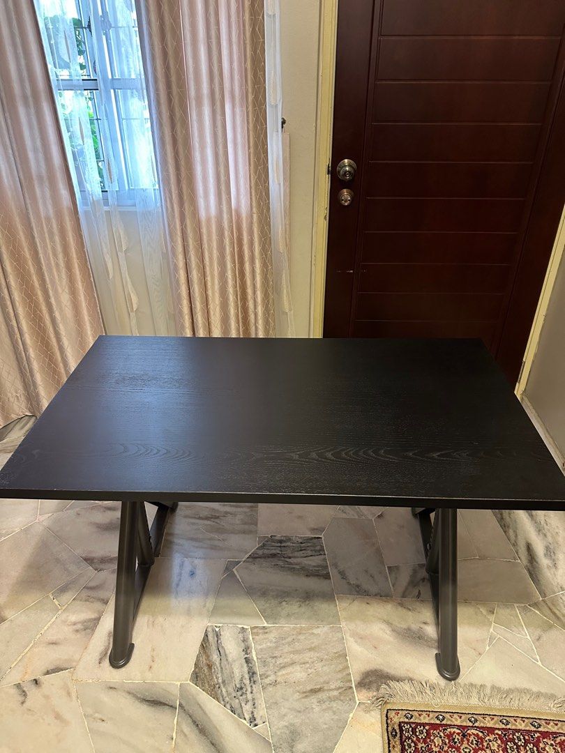 IKEA IDASEN table top and underframe set, Furniture & Home Living