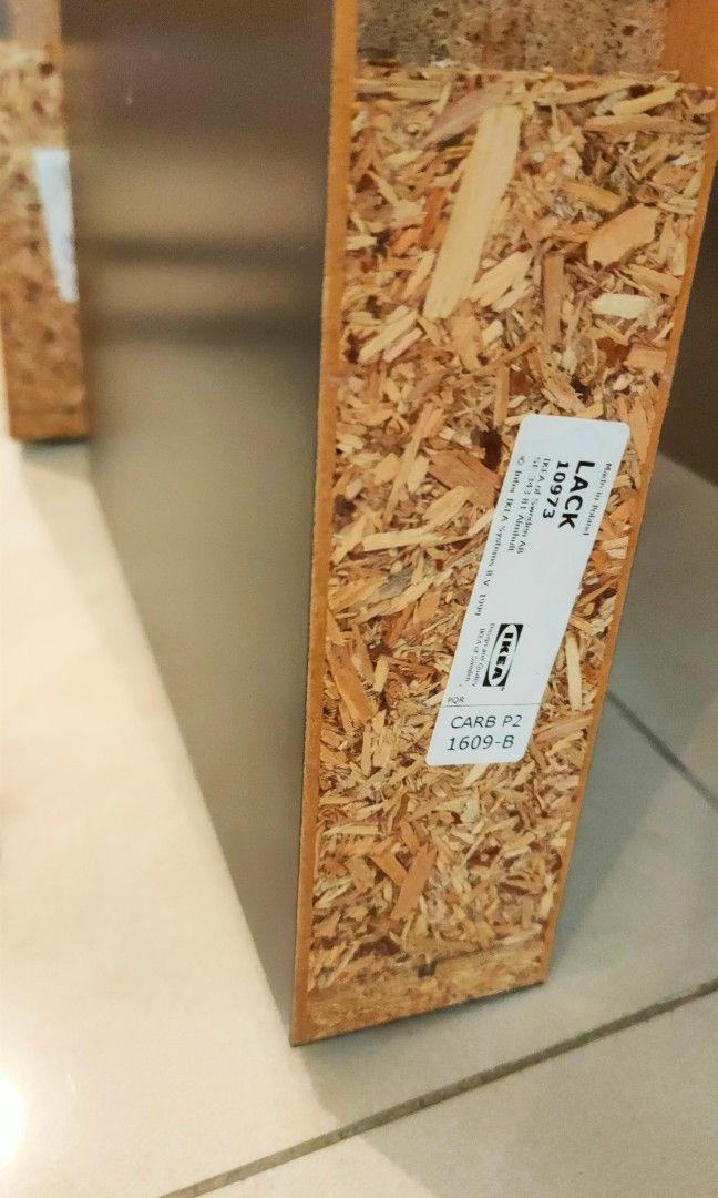 Ikea Lack Shelf 2 units (with brackets & screw), Furniture & Home