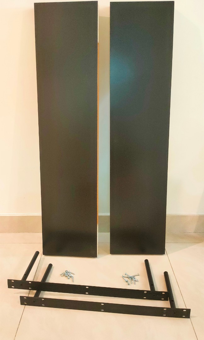 Ikea Lack Shelf 2 units (with brackets & screw), Furniture & Home