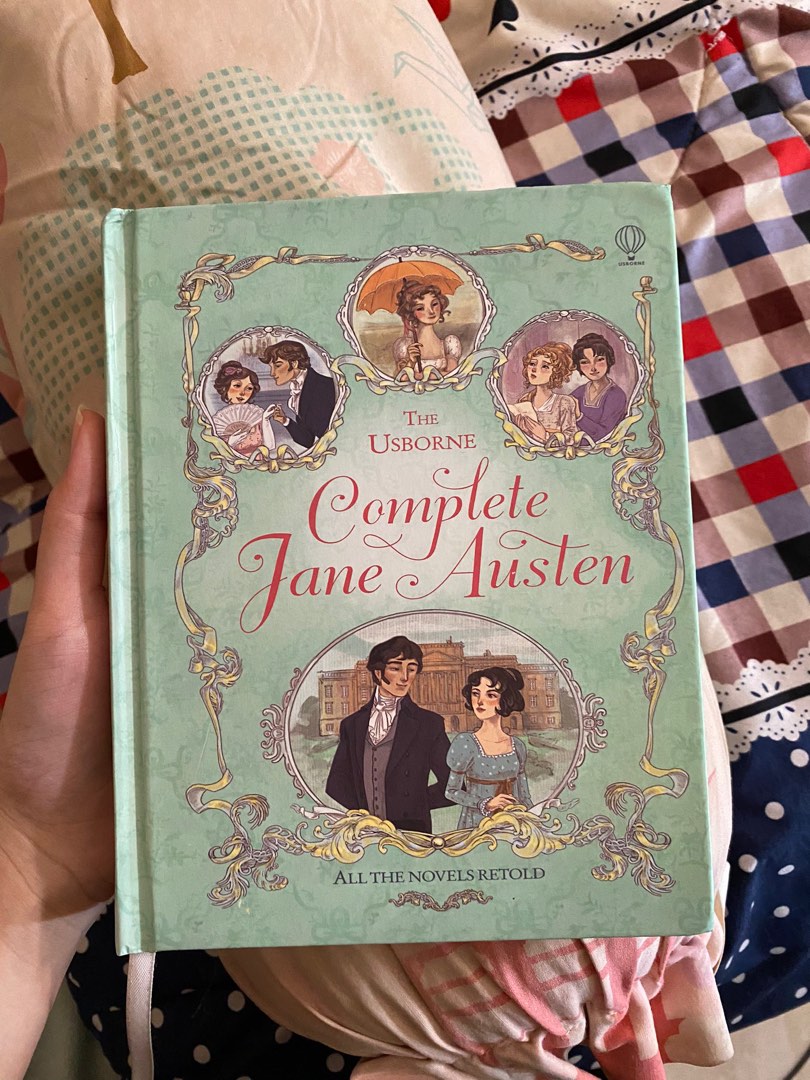 Jane Austen vintage illustration book, Buku &amp; Alat Tulis, Buku di Carousell