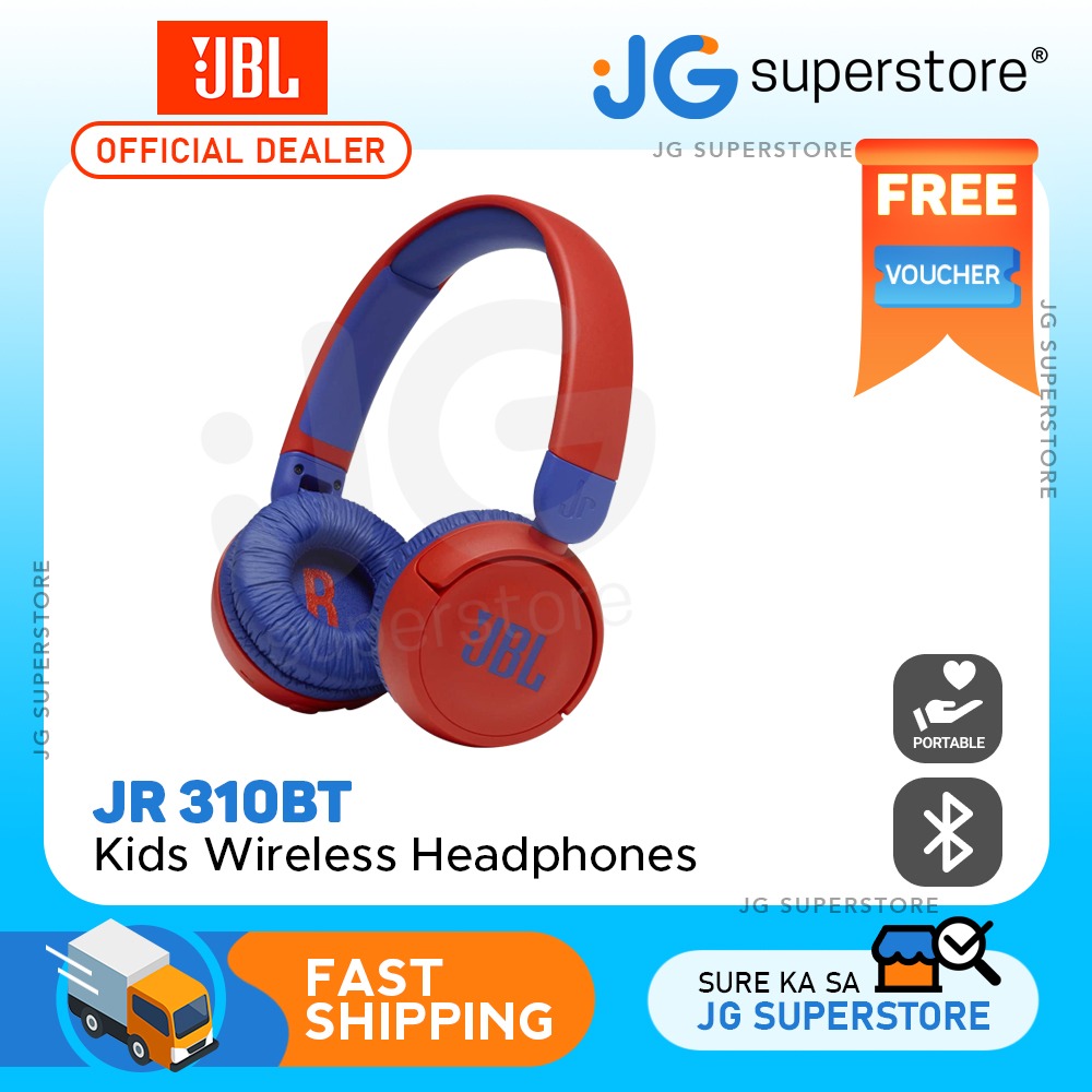 JBL Jr310BT Kids Wireless OnEar Headphones Bluetooth 5.0 Foldable with