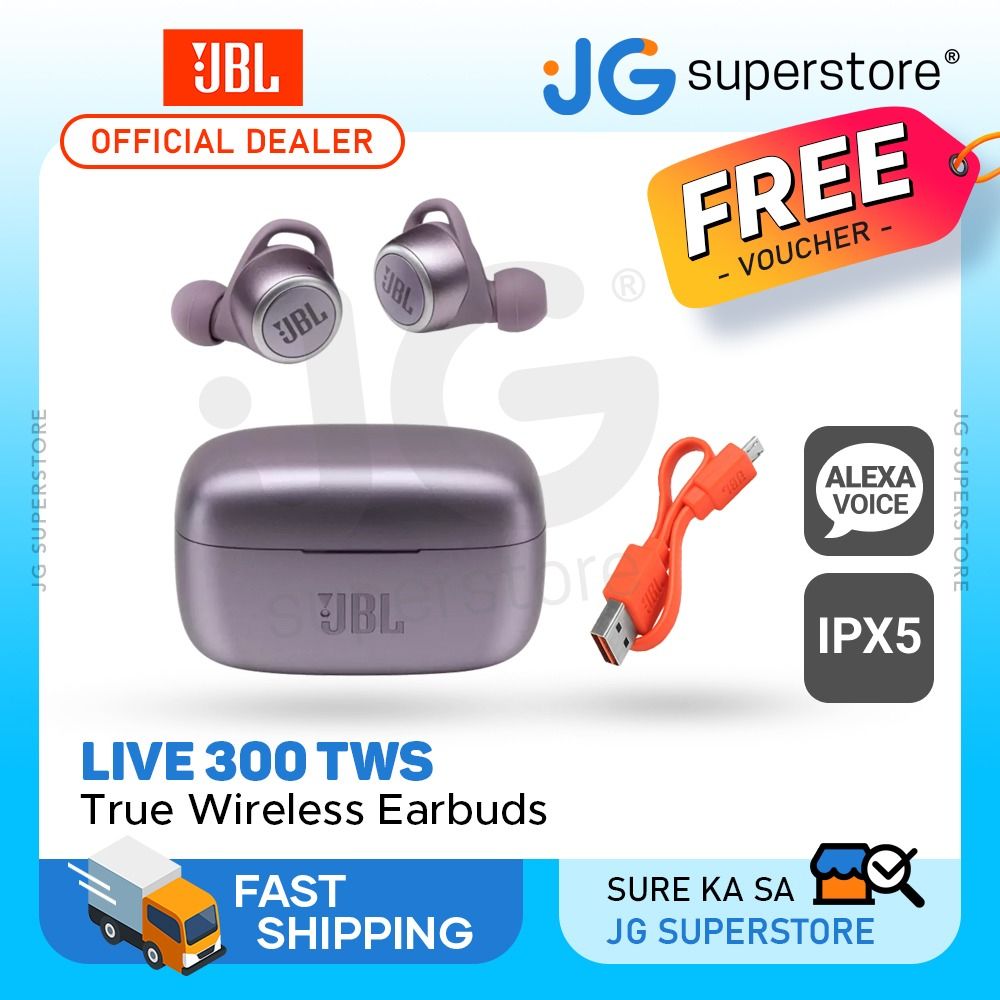 JBL Live 300 TWS True Wireless Bluetooth Earbuds with 20Hr Total ...