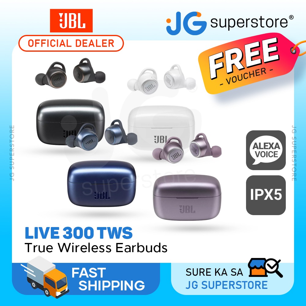 JBL Live 300 TWS True Wireless Bluetooth Earbuds with 20Hr Total ...