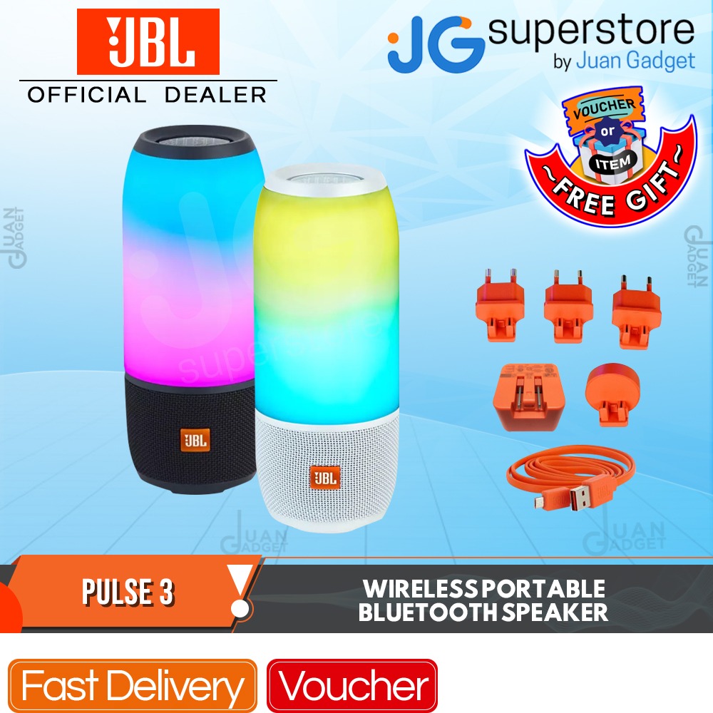 JBL Pulse 3 Wireless Bluetooth Speaker with 360 Sound and