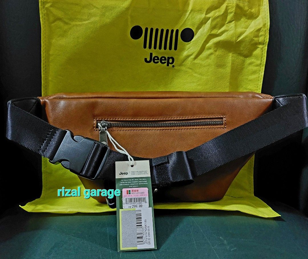 JEEP Original Waist Bag Pouch Pouchbag Polo Camel Sling Beg