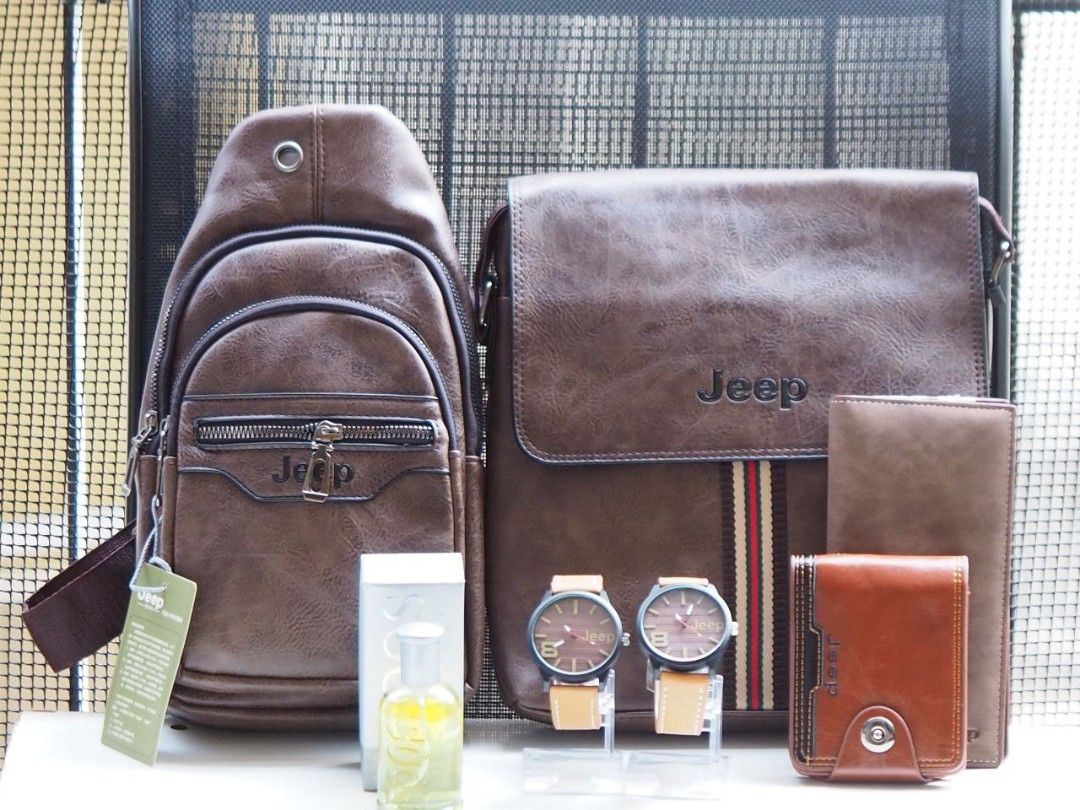 JEEP SET Men s Fashion Bags Sling Bags on Carousell