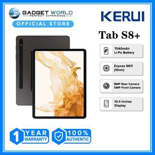 Kerui New Galaxy Tab S8+ Tablet Android RAM 12GB + ROM 512GB WiFi GPS Tablet PC Dual SIM 5G HD Camera legit Android11.0 Wifi 4G/5G 10 Core Processor Screen Full HD Tablet 8800 mAh iPad Cheap Tablet Free Shipping Newest Cheap Tablet Cheap