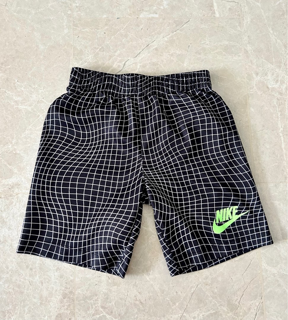 white nike shorts kids