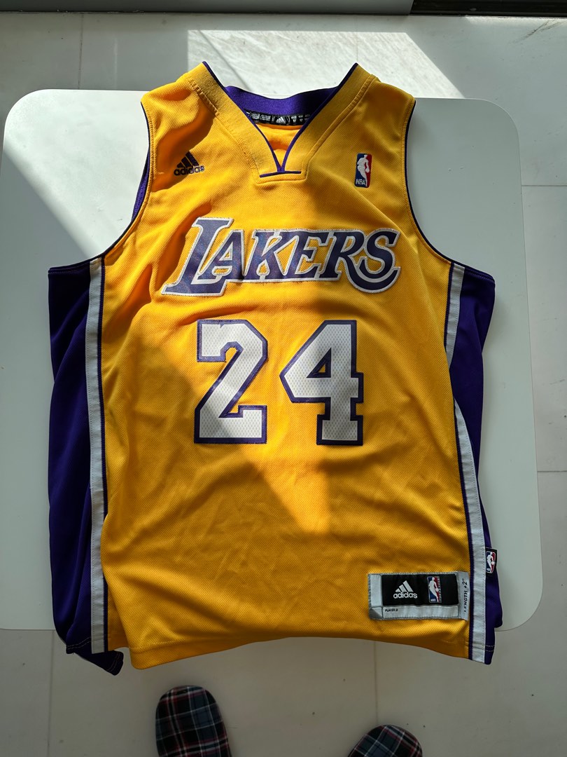 Rare Adidas NBA Los Angeles Lakers Kobe Bryant 24 Hollywood Nights Jersey  Mens M