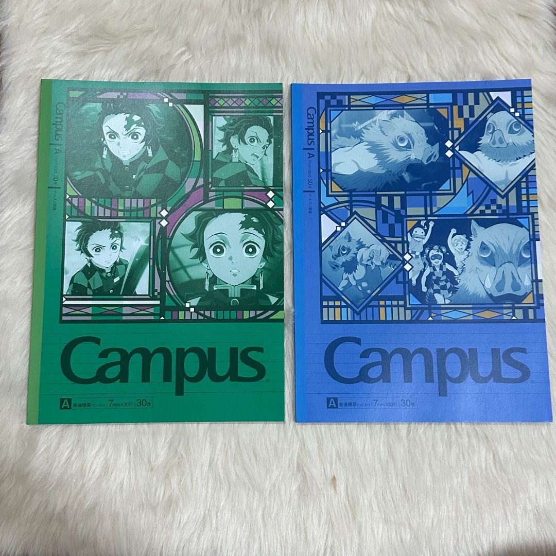 KOKUYO X Demon Slayer Campus Notebooks Set of 5 – PaperMoonIsland
