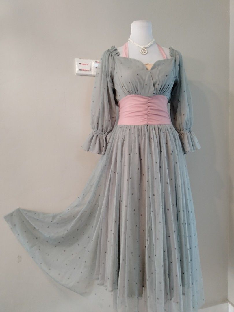 LA BELLE ETUDE MARGARET II GREEN GOWN, Women