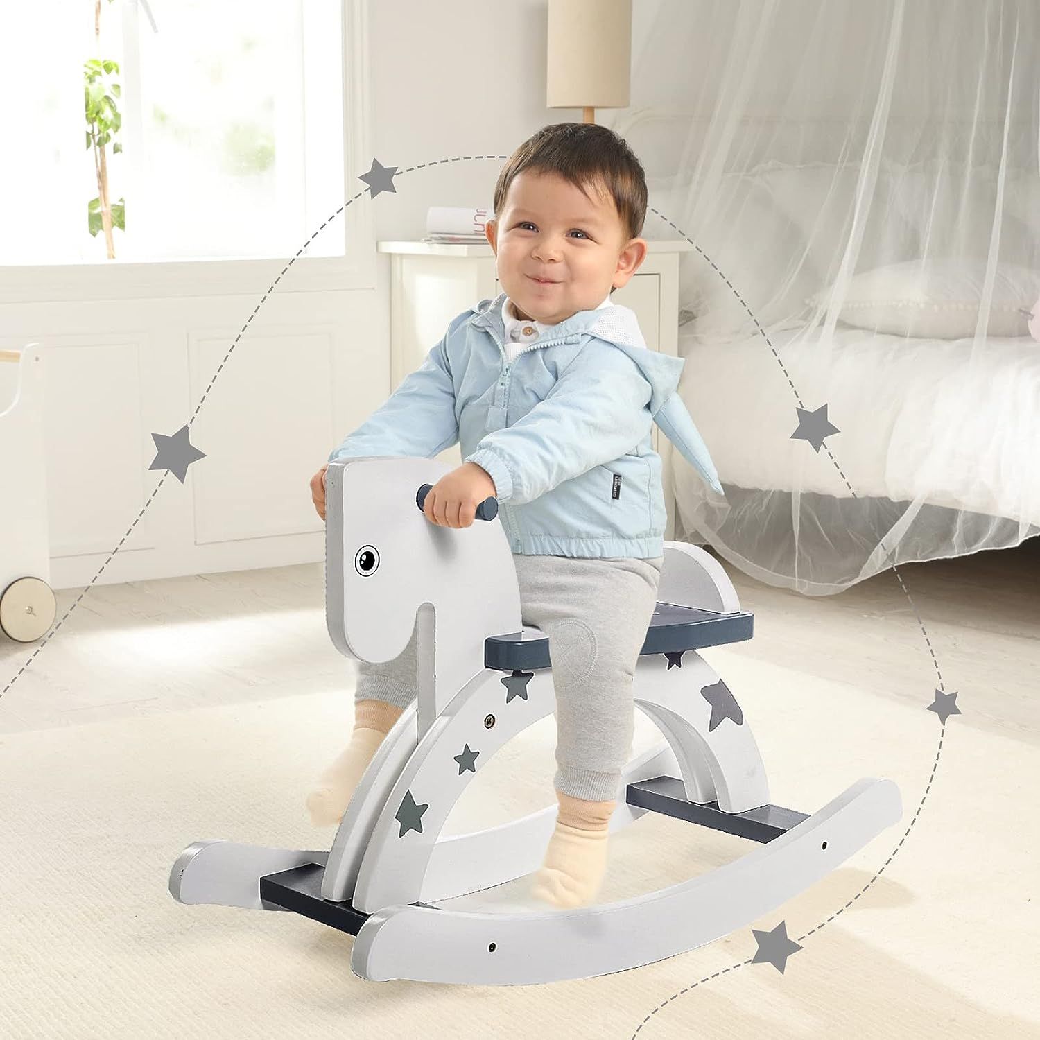 Labebe baby rocking horse discount