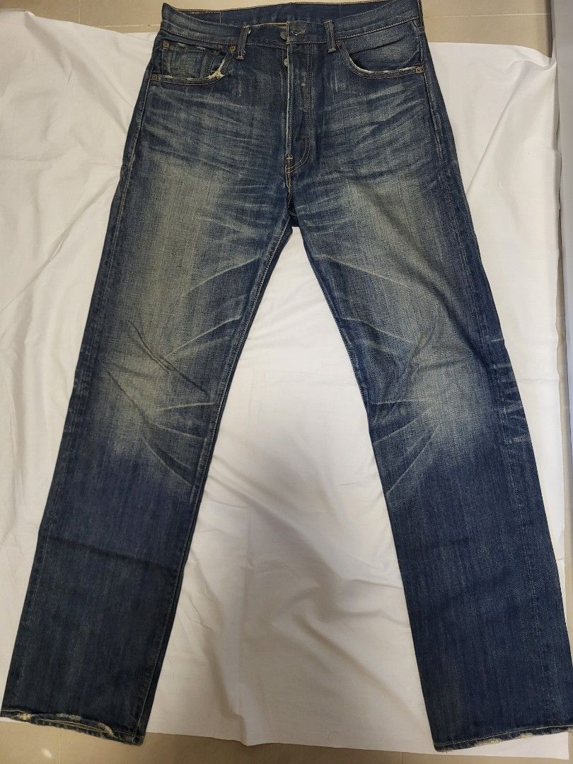 中古Levi's 501 LVC 71501 W34 Made in Japan 日本製, 男裝, 褲＆半截