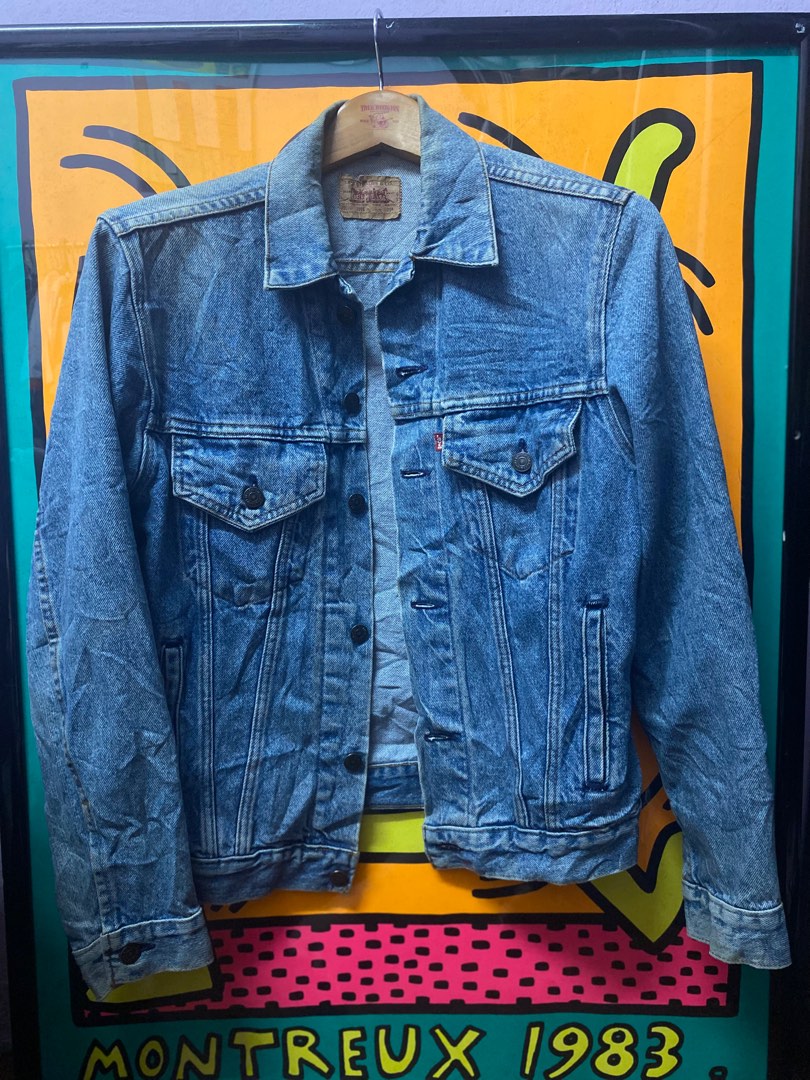Levis Made in USA Denim Jacket Vintage Vtg, Men's Fashion, Coats