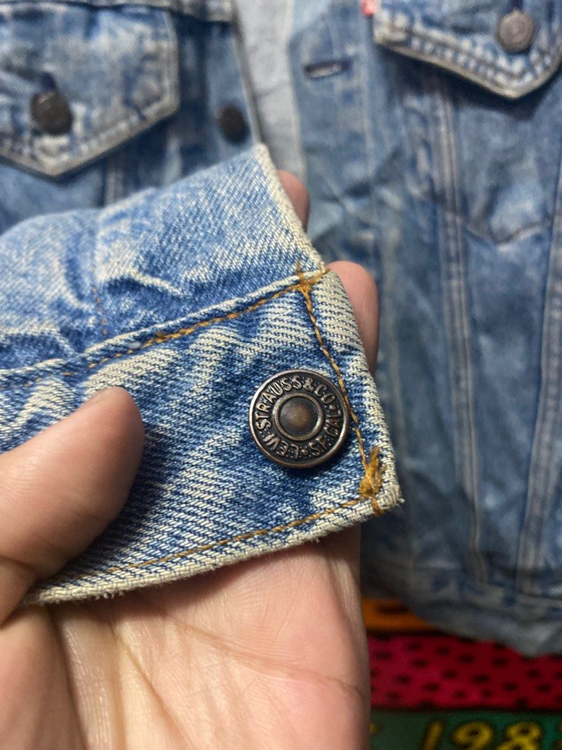 Levis Made in USA Denim Jacket Vintage Vtg, Men's Fashion, Coats