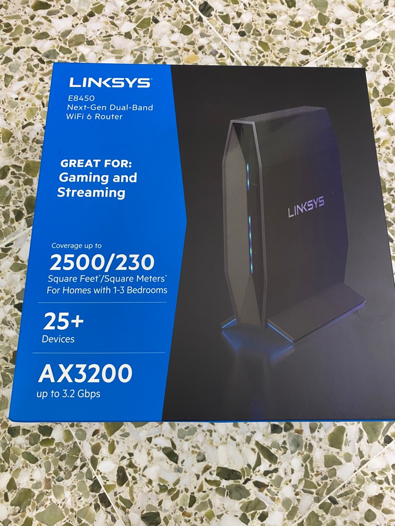 Dual-Band AX3200 WiFi 6 Router (E8450), Linksys