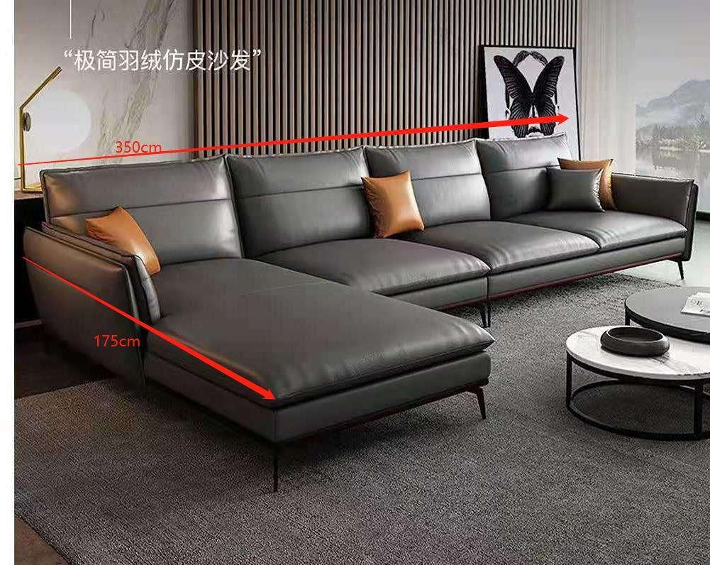 Living Room Sofa Comfortable Leather