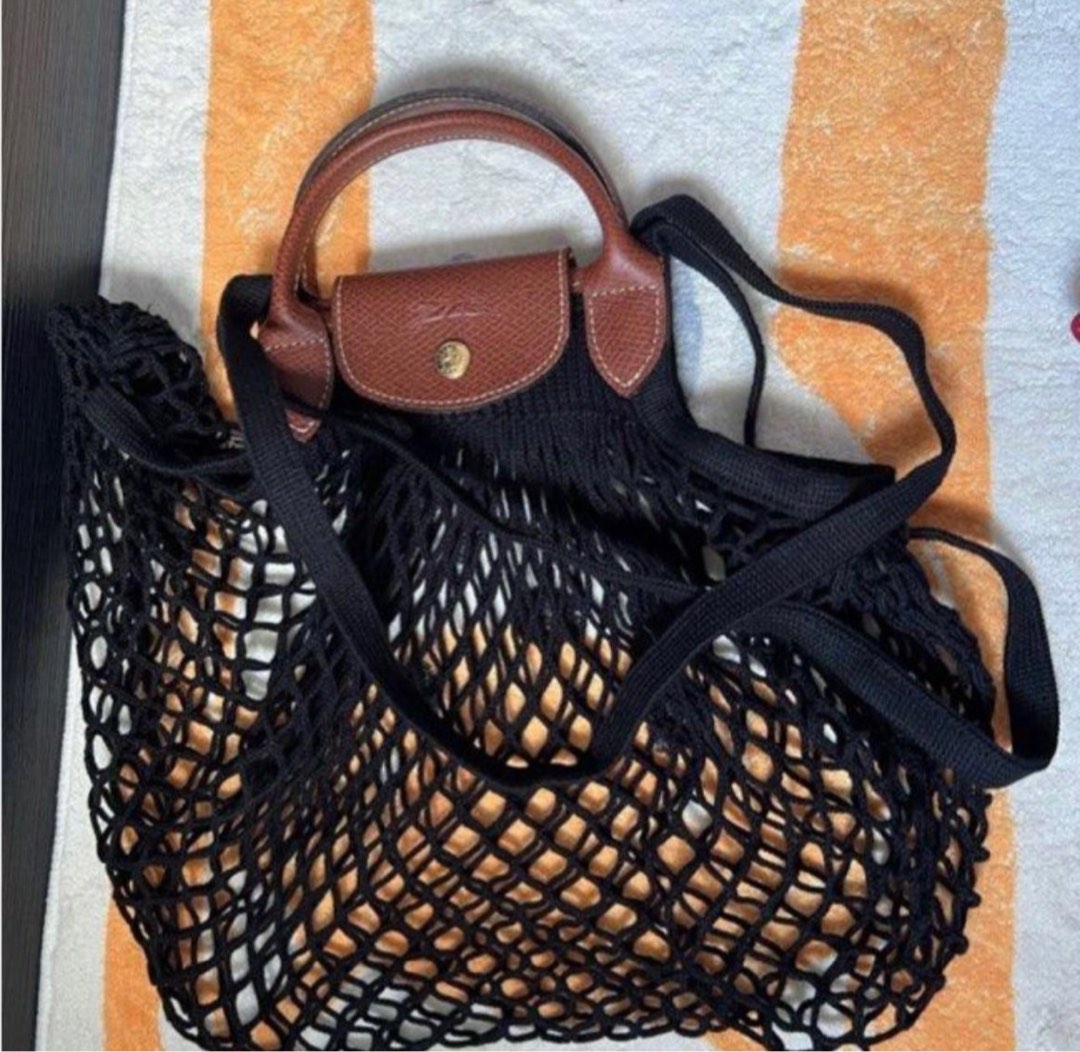 Longchamp Mesh Fillet XS Pink, Luxury, Bags & Wallets on Carousell