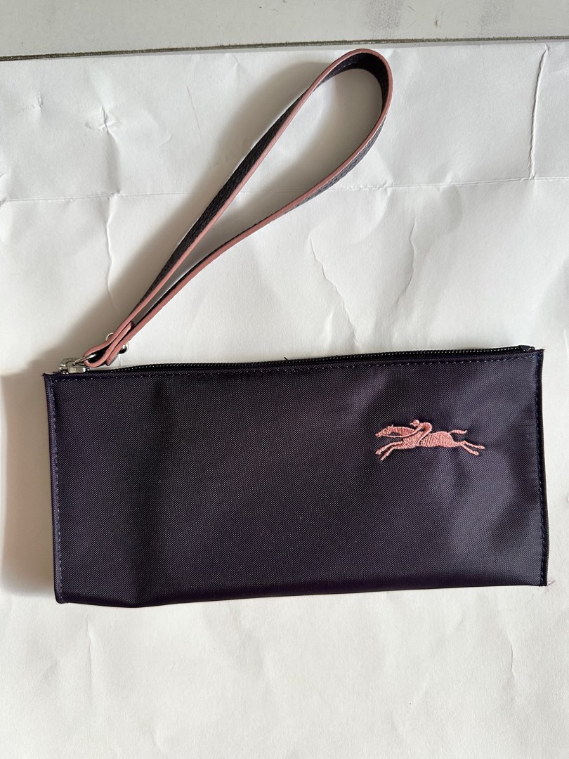 Longchamp store wristlet pouch