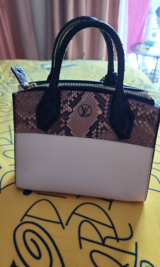 Louis Vuitton, Bags, Rare Python Louis Vuitton City Steamer Mini