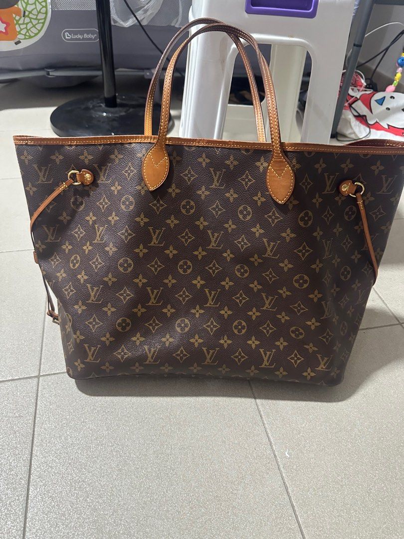 Louis Vuitton LV neverfull GM Pink interior