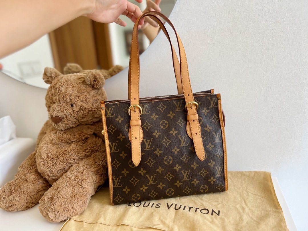 Louis Vuitton LV Vintage Popincourt Haut Shoulder Tote Bag, Luxury