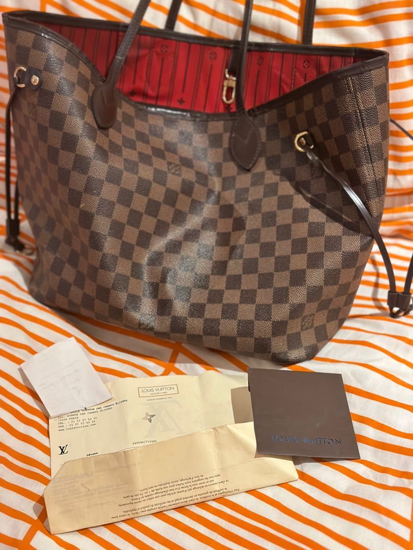 Louis Vuitton Damier Ebene Neverfull MM Graphite, Women's Fashion, Bags &  Wallets, Purses & Pouches on Carousell