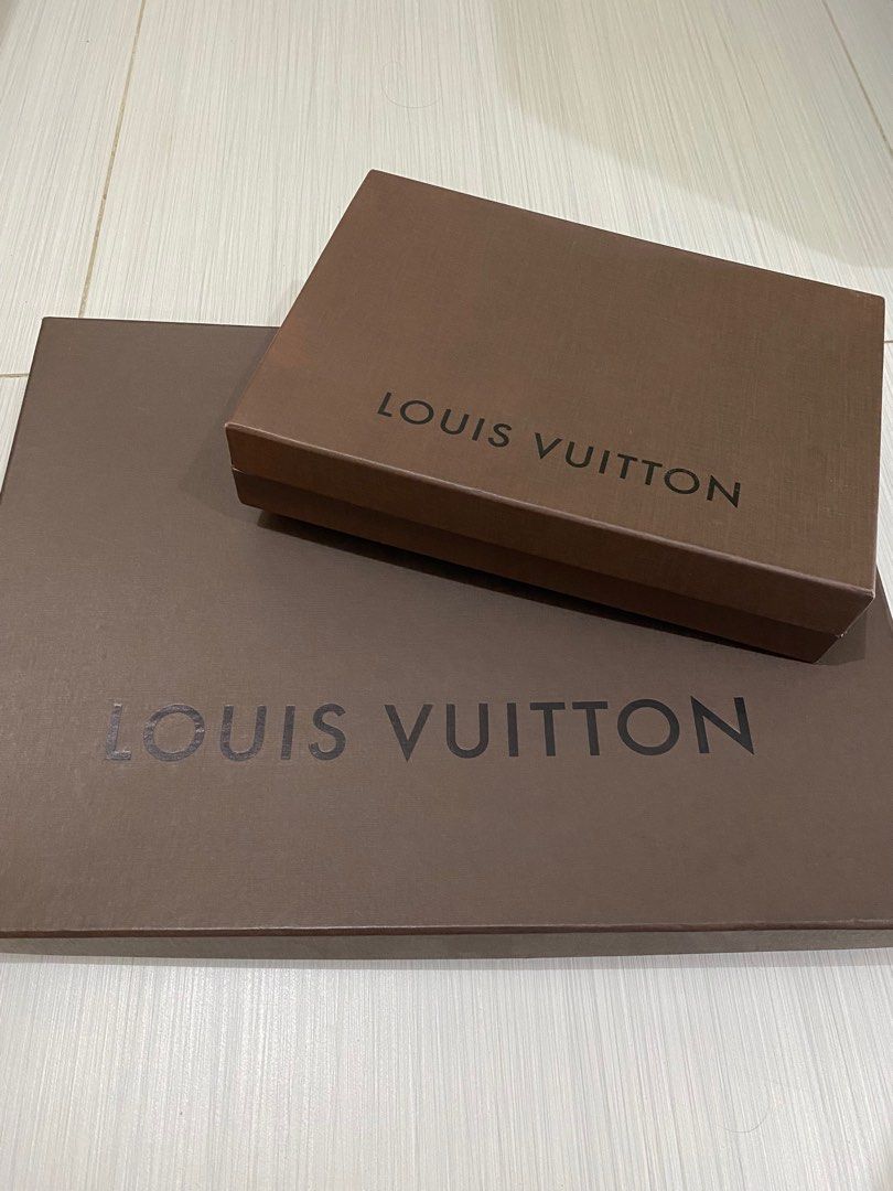 LV paperbags and boxes (Category: Luxury Bags & Wallets) located in Rizal. Submitted by brandedclosetsale (Listing ID 1247955724, Image 2). Description: Authentic Louis Vuitton paperbags and boxes Some has flaws. Pls message for more photos Price available upon PM.