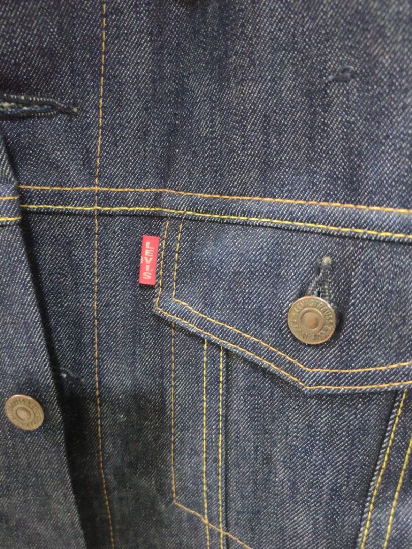 Levi's vintage clothing 1967 type iii trucker jacket top