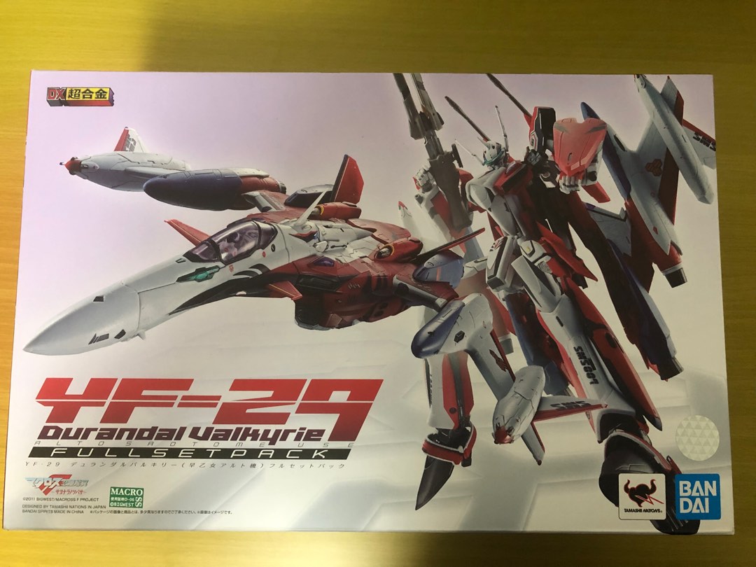 Bandai Macross 超時空要塞DX超合金YF-29 yf29 full set pack alto