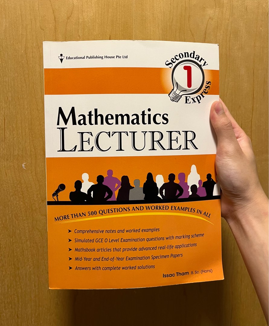 Mathematics Lecturer (Secondary 1 Express), Hobbies & Toys, Books ...