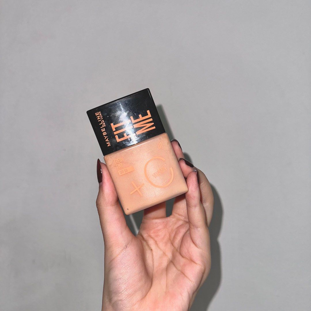 MAYBELLINE Fit Me Fresh Tint (01) (Category: Makeup) located in Cavite. Submitted by tiatamera96 (Listing ID 1248071723, Image 1). Description: used twice only! RFS: wrong shade MOP: g-cash only MOD: Lalamove / Gogo Xpress.