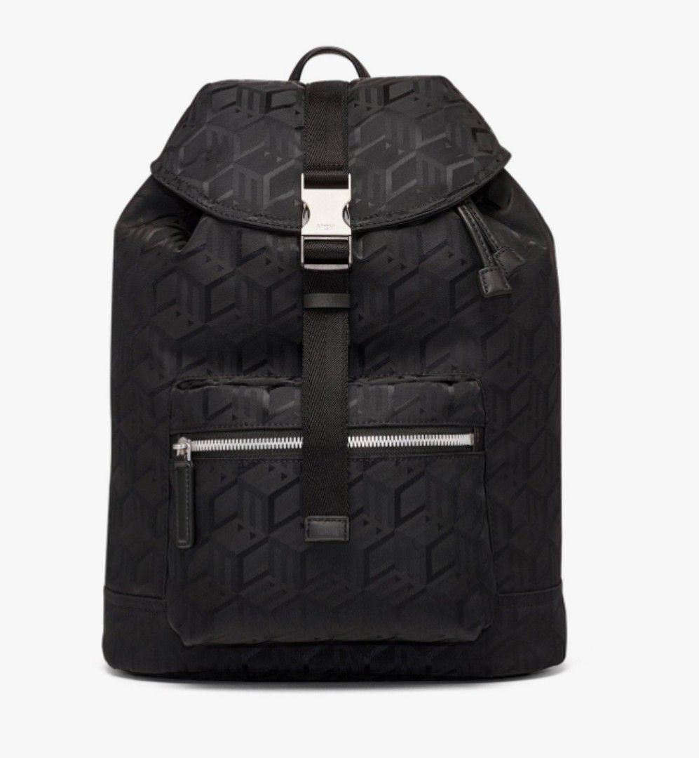 MCM Brandenburg Backpack in Cubic Jacquard Nylon