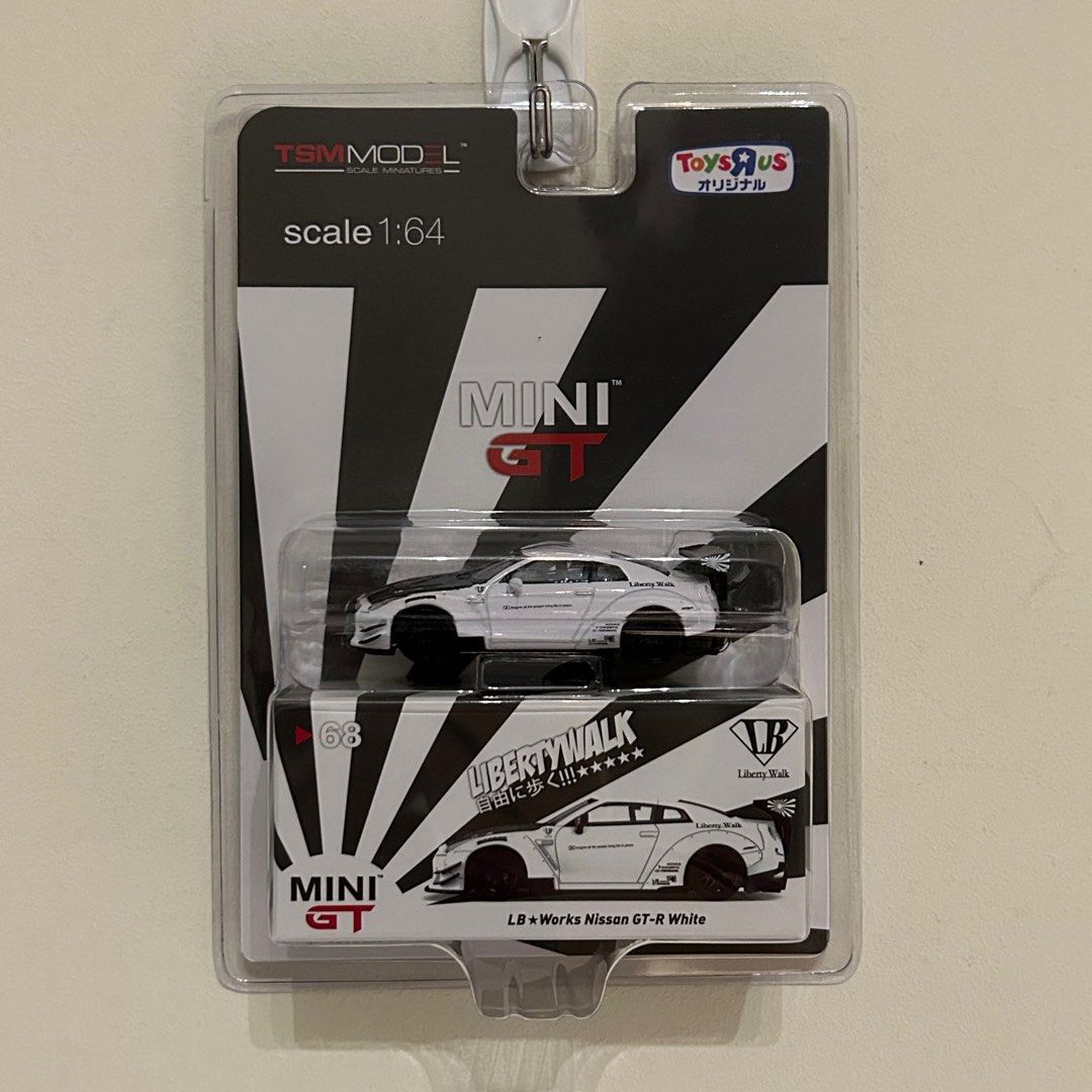 Mini GT / LBWK Nissan GT-R R35 White No.68 Japan Toysrus blister ...