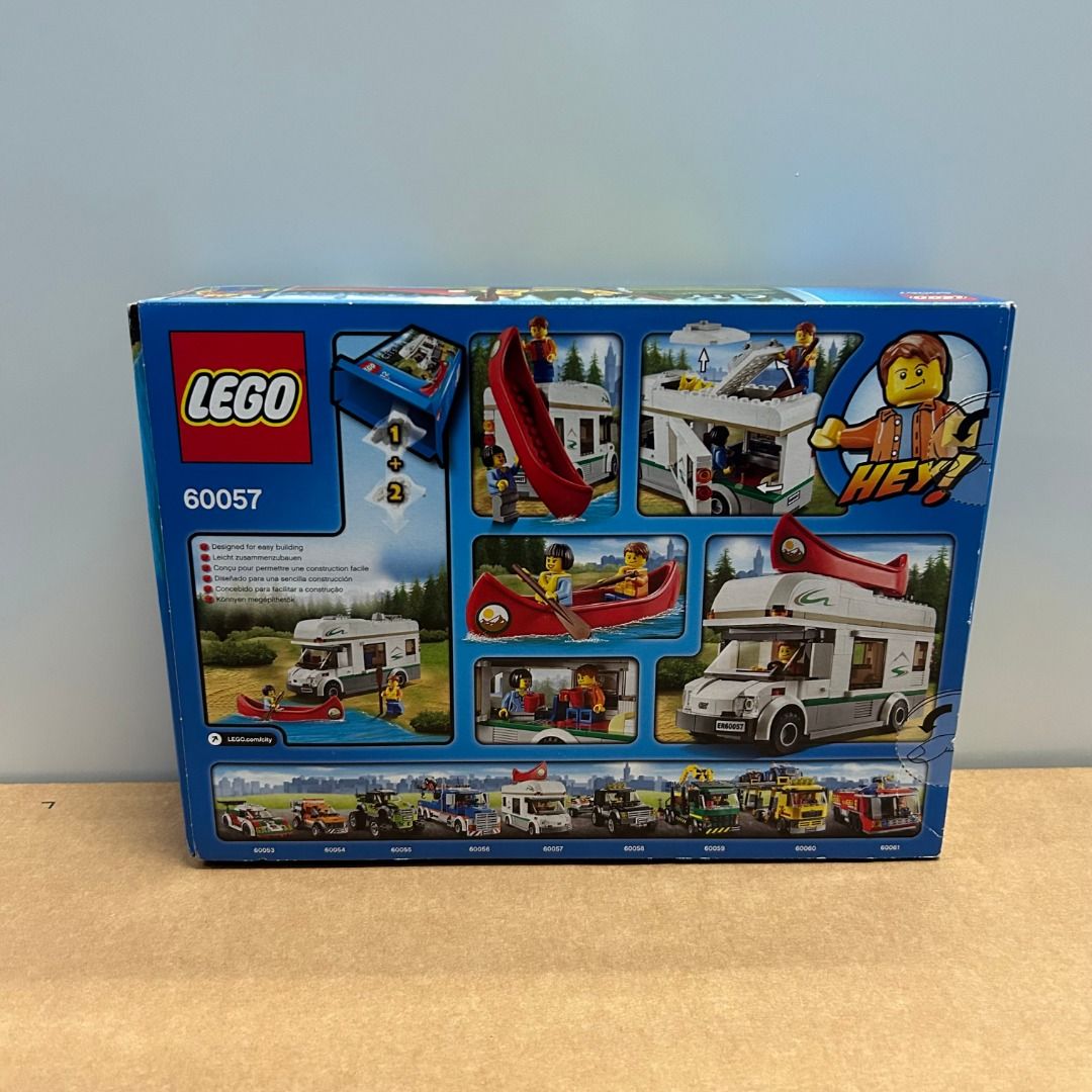 MISB Lego 60057 City Great Vehicles Camper Van 2014 Bundle