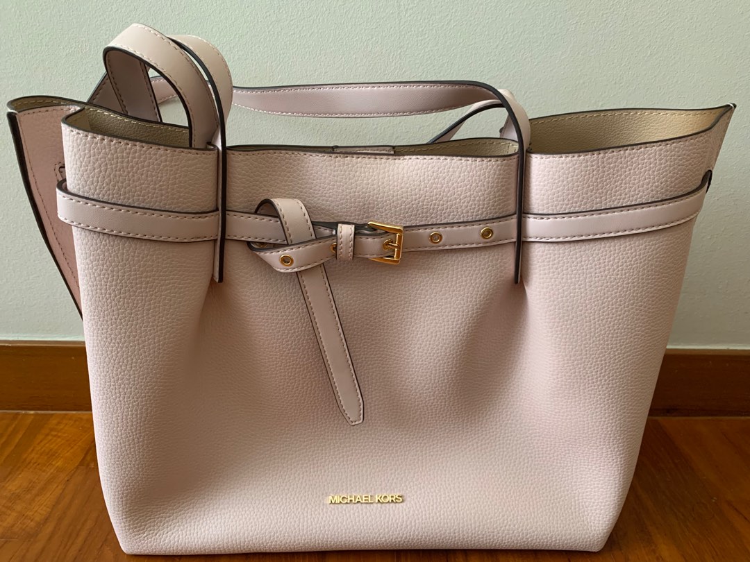 MK Emilia large pink tote bag Women s Fashion Bags Wallets
