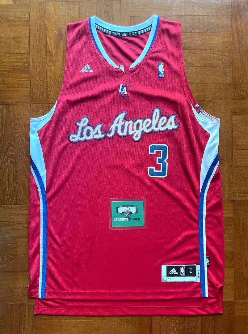 Red Adidas Chris Paul Jersey Size XL LA Clippers #3 NBA Basketball Los  Angeles