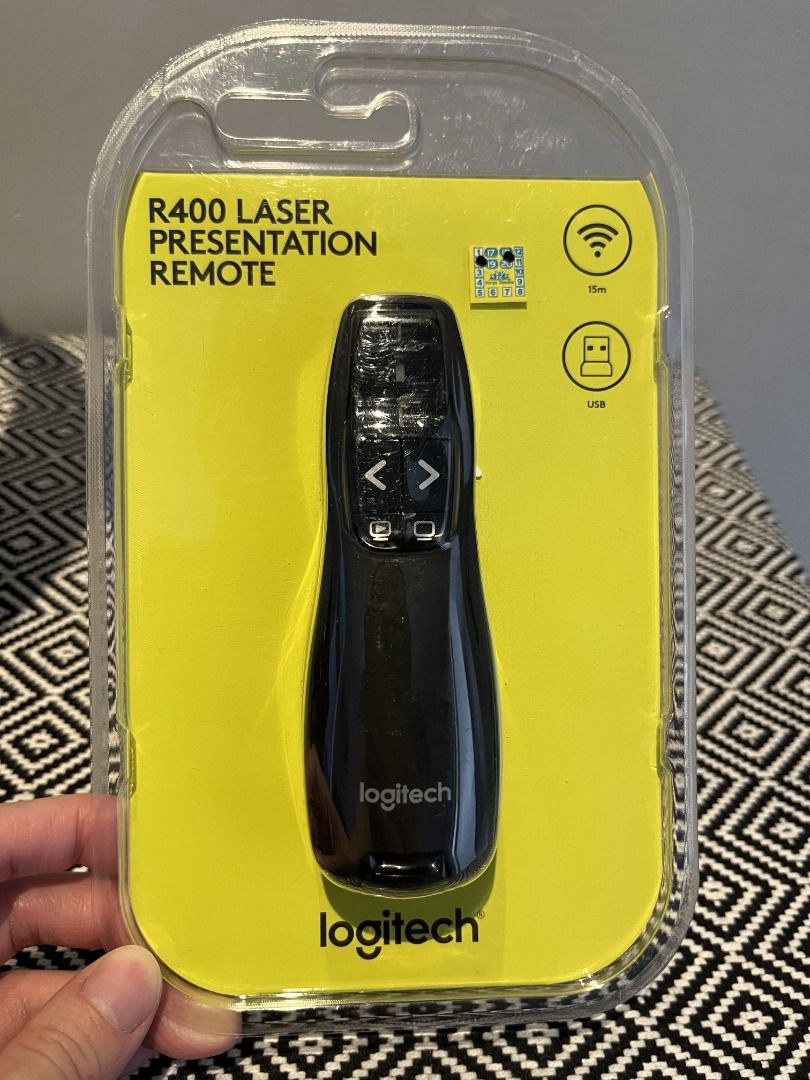 (NEW) Laser Pointer Logitech R400 Original on Carousell