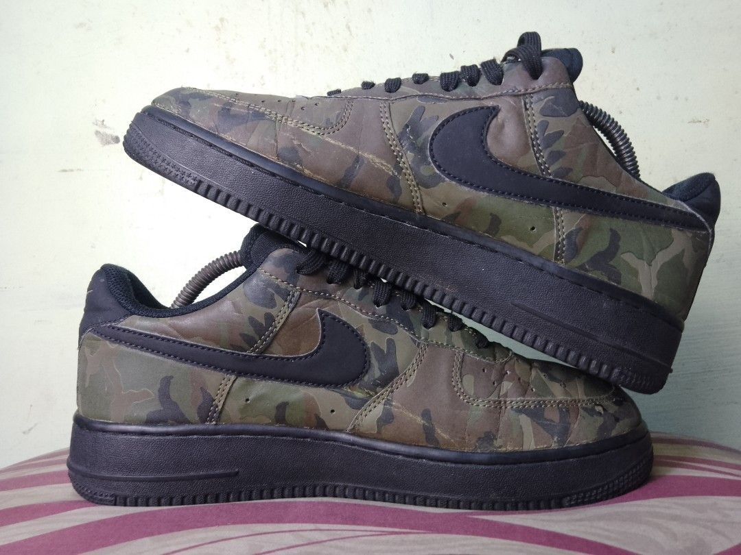 Nike Air Force 1 Low Reflective Woodland Camo 27.5cm 718152-203-