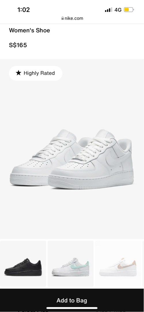 White discount high af1
