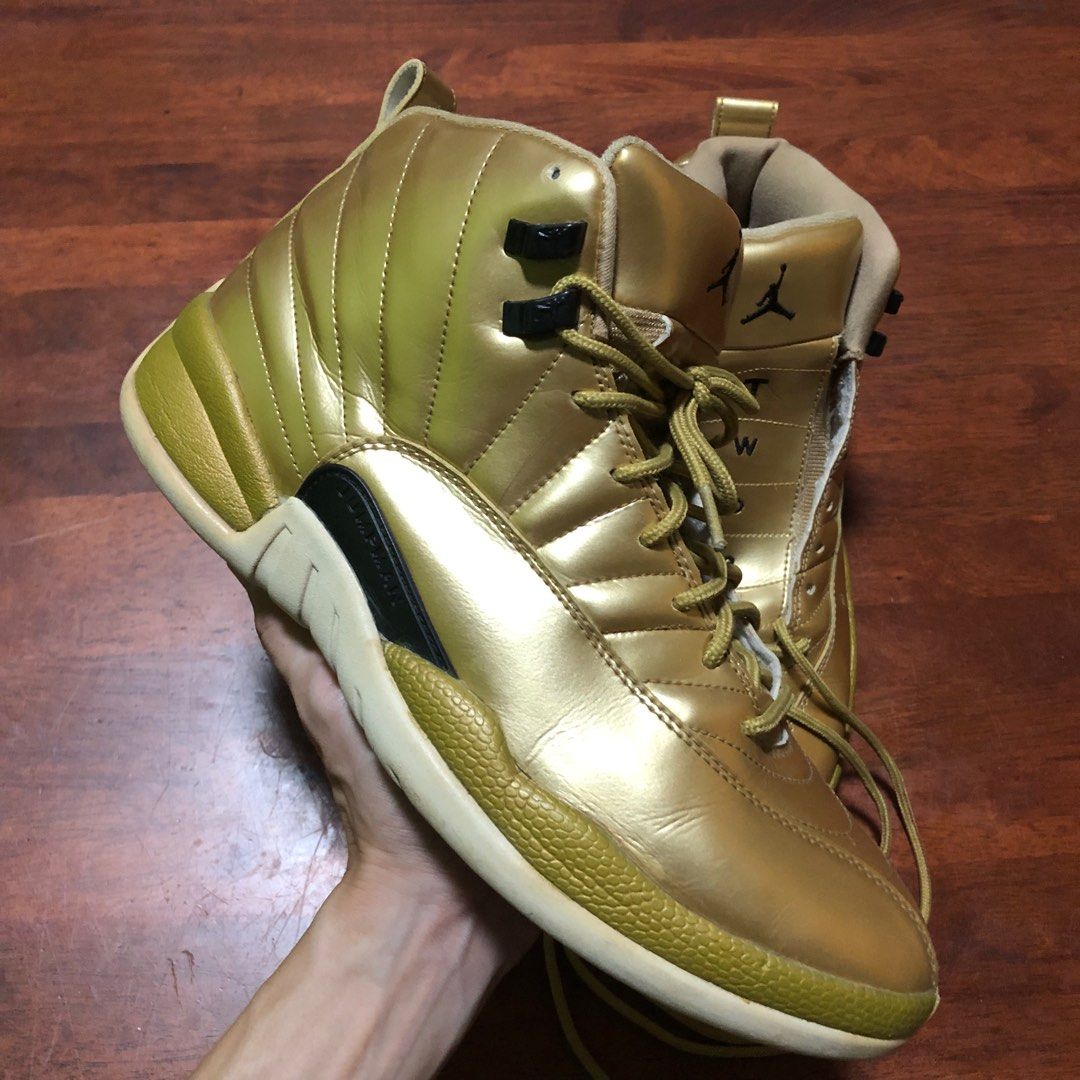 Jordan 12 pinnacle gold hot sale