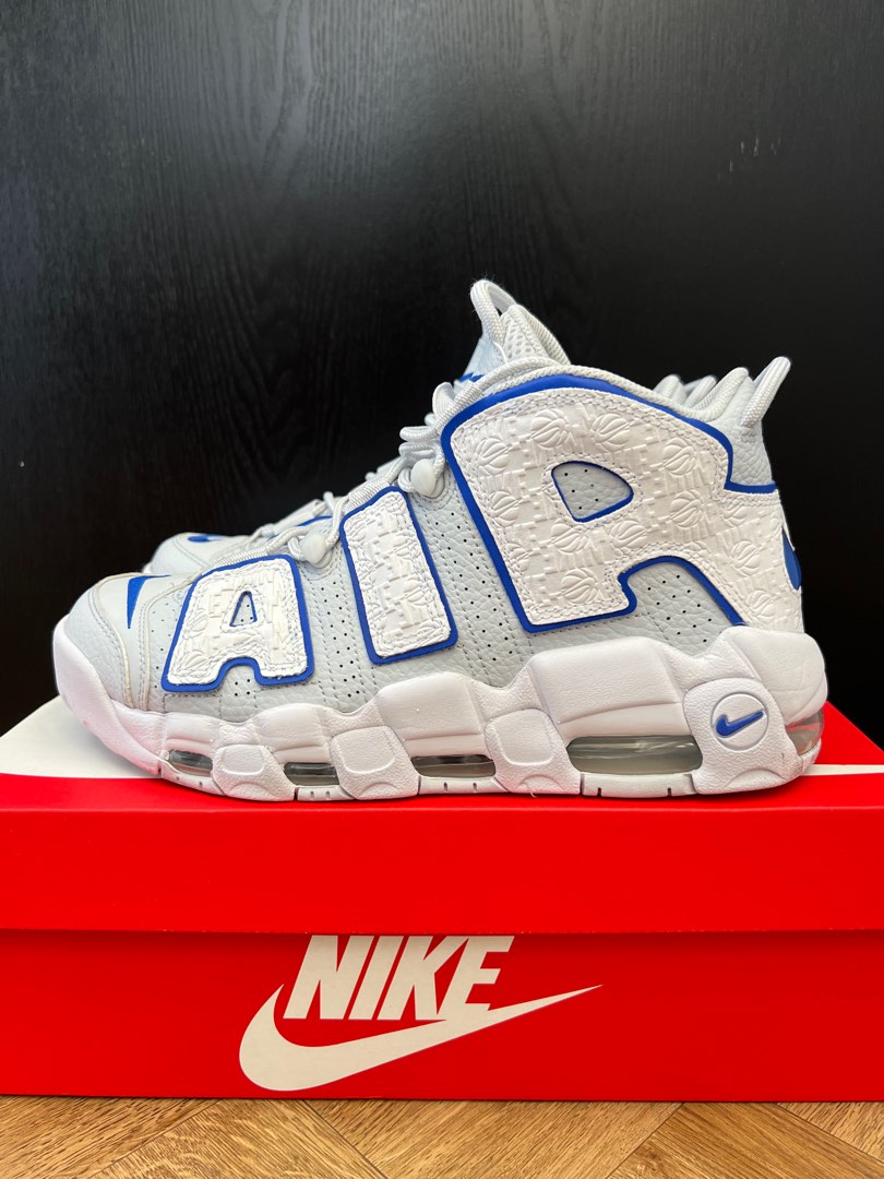 White blue hotsell uptempo