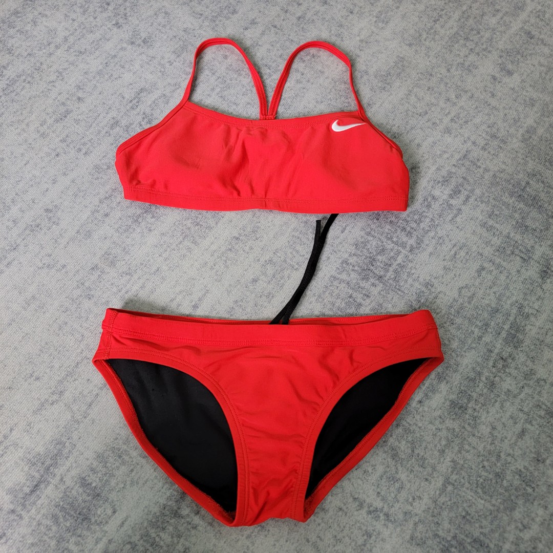 Nike Essential Racerback Bikini Set, Women's Fashion, Swimwear, Bikinis ...