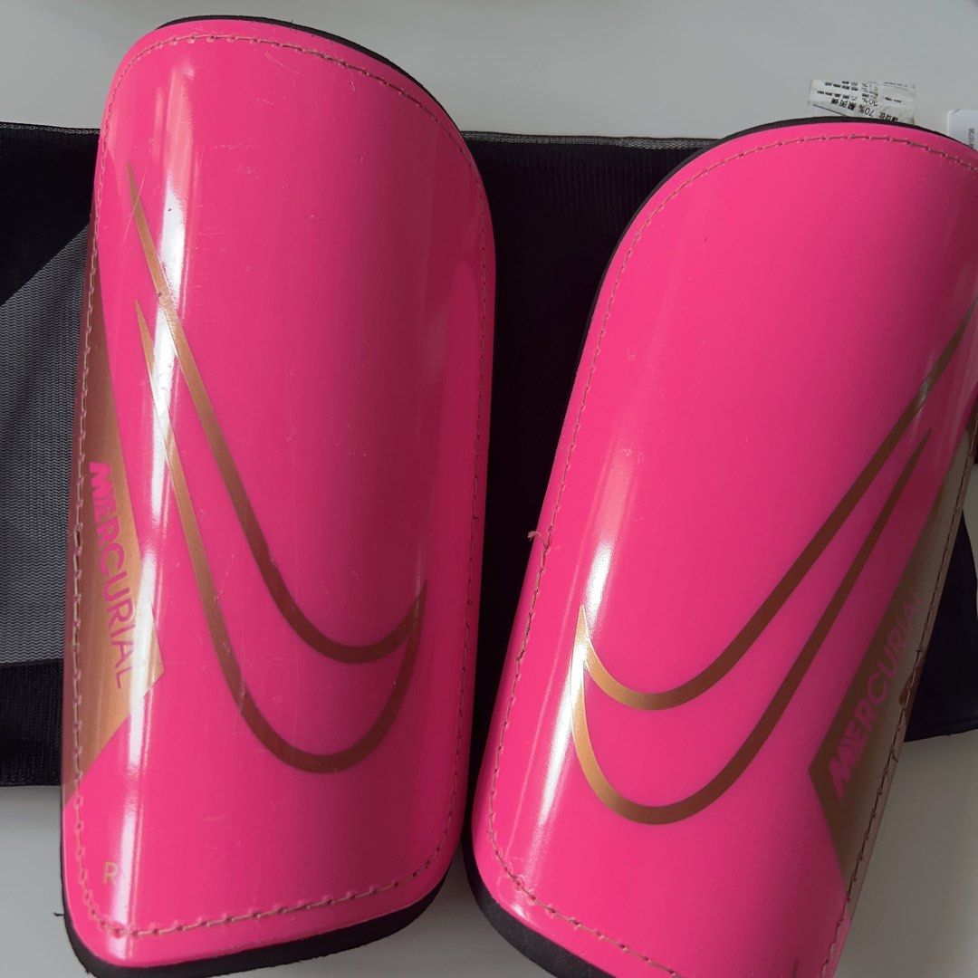 Nike Pink Shin Guard Health Nutrition Braces Support