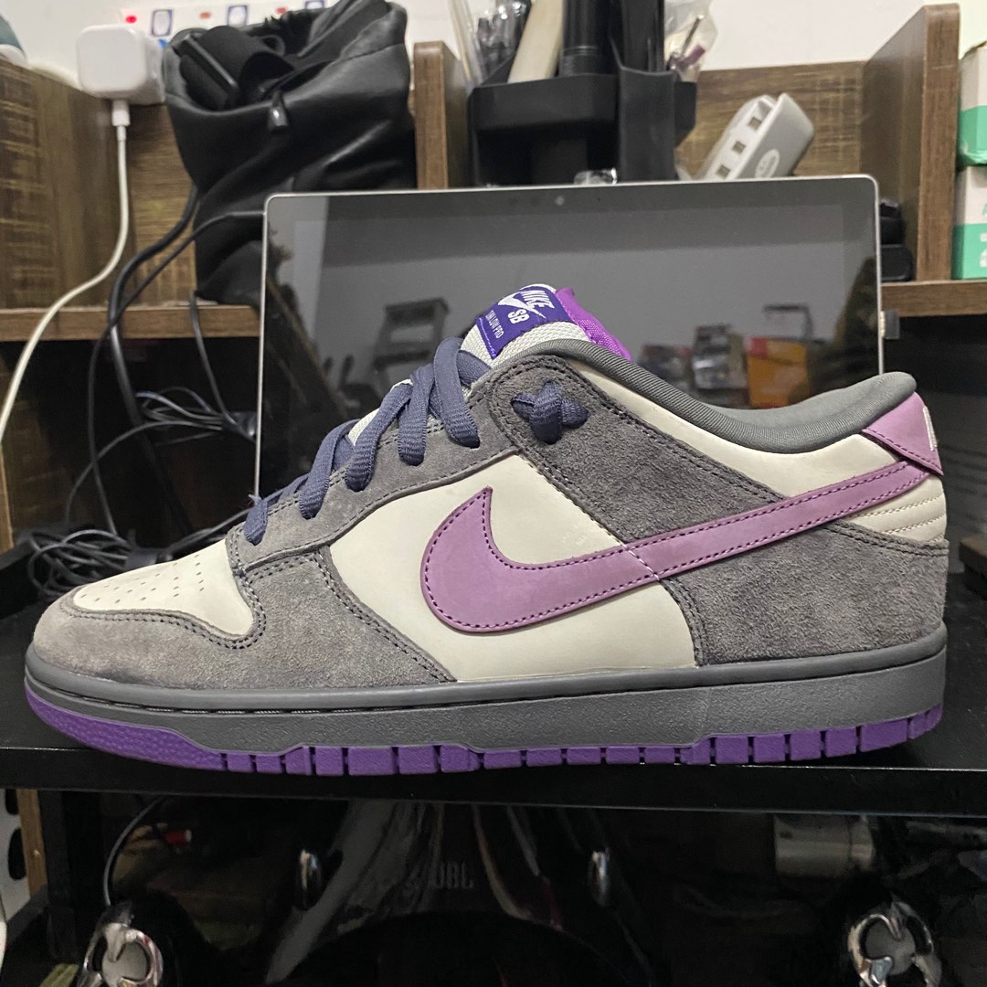 Nike SB Dunk Low Purple Pigeon, Men's Fashion, Footwear, Sneakers on ...