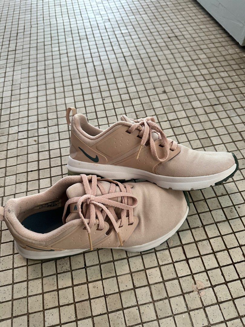 Dusty pink tennis shoes top