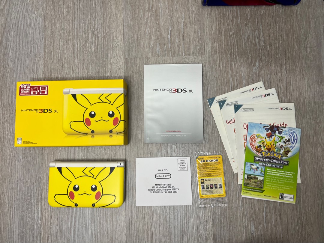 Nintendo 3ds pikachu edition outlet